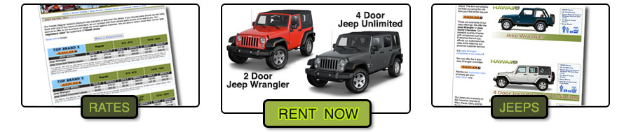 Hawaii Jeep Rental