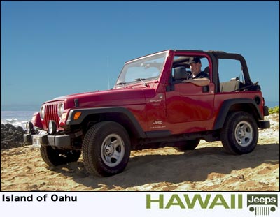 Jeep Rentals in Waikiki