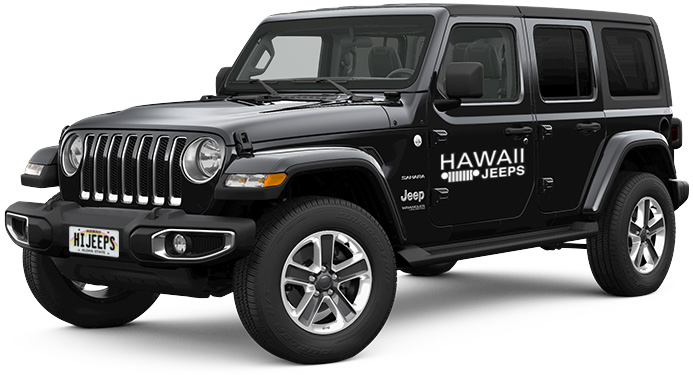 4 Door Jeep Wrangler Rentals : Oahu, Maui, Kauai and Big Island